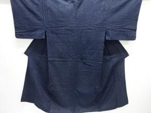 アンティーク　木綿本場久留米書生絣単衣男物着物